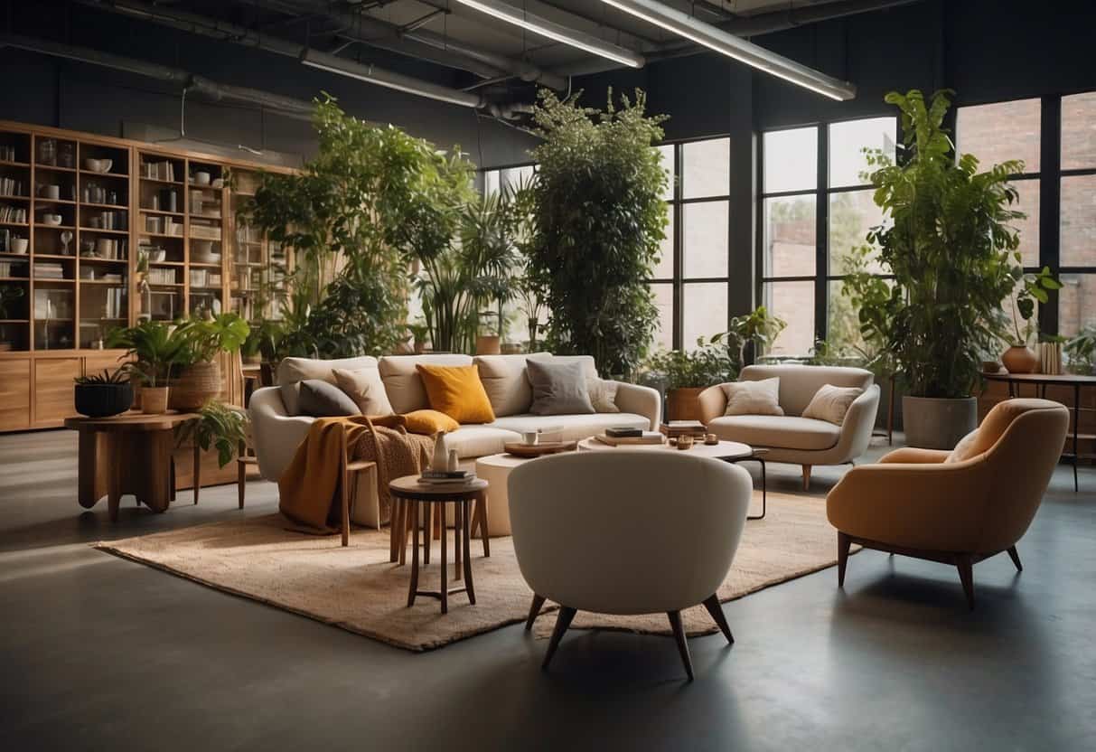 Various furniture companies and designers work together on eco-friendly projects, using sustainable materials and production methods